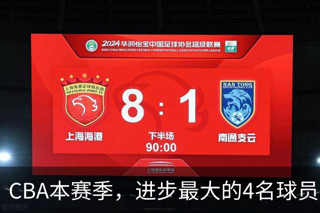 CBA本赛季，进步最大的4名球员，你最喜欢谁？